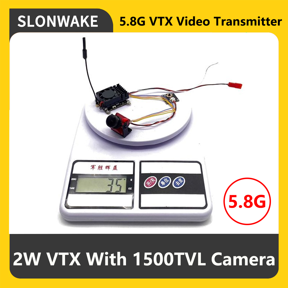 SLONWAKE 5.8G 2000mW FPV VTX T - Fpv Drone Vtx review and price