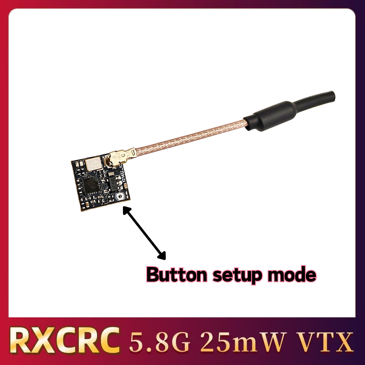 RXCRC 5.8GHz 48CH FPV 25mW Ana - Fpv Drone Receiver review and price