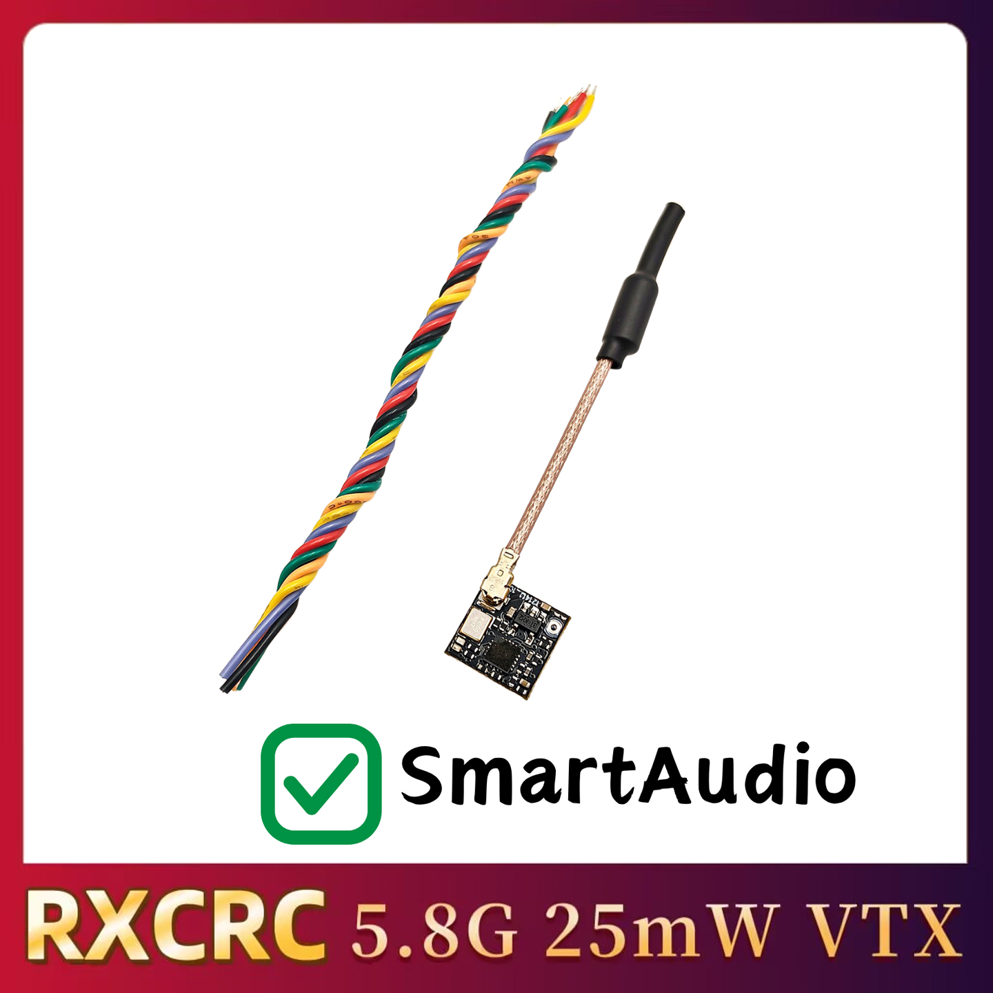 RXCRC 5.8GHz 48CH FPV 25mW Ana - Fpv Drone Receiver review and price